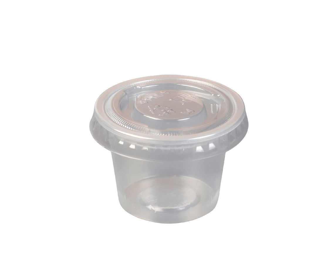 Plastic Cup Clear 1 Oz Q Pac 1X2000 Pieces