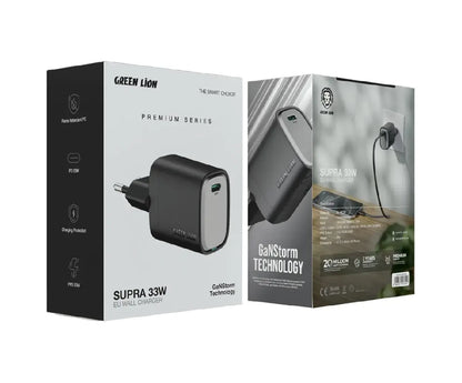 Green Lion Supra 33W UK Wall Charger