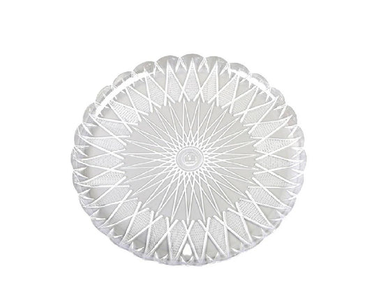 Crystal 18Cm Round Plate 1 X 5 Pieces