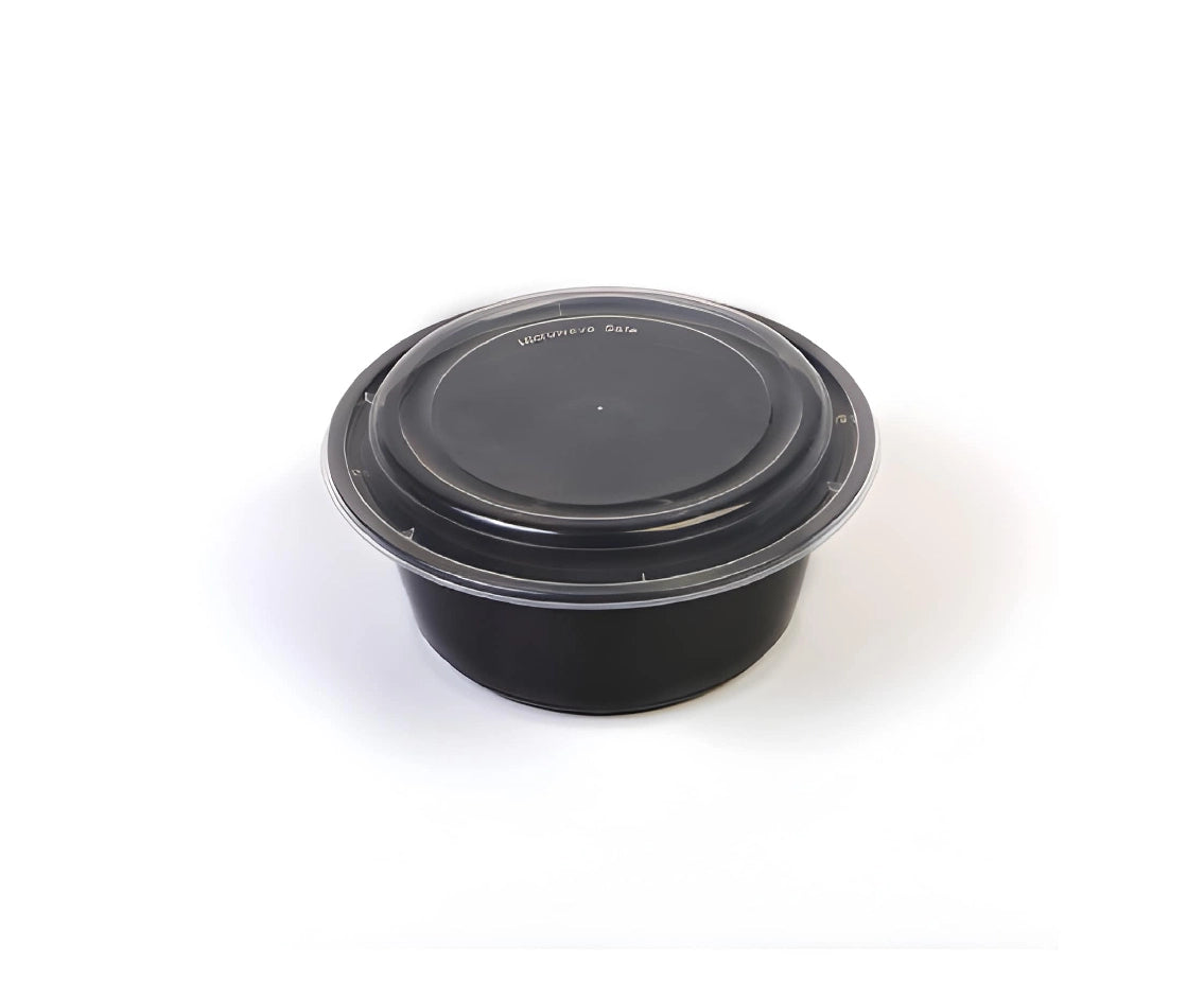 Micro 40 Oz Round Black Base Q Pac 1X5