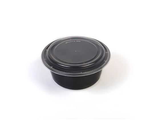 Micro 40 Oz Round Black Base Q Pac 1X5