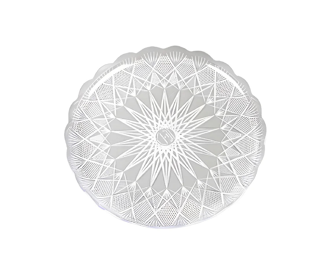 Crystal Round Plate 30 cm Q Pac 8 Kg