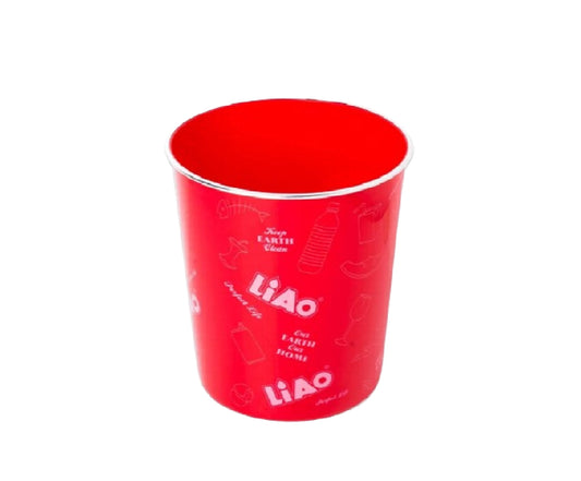 Liao  Dust Bin Red 10 Liter 1 Piece