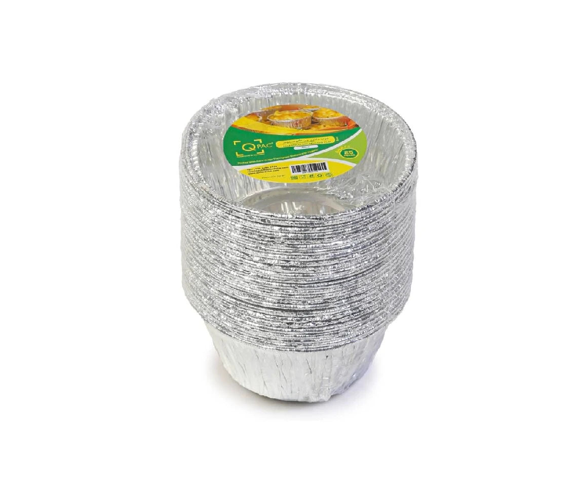 Aluminium Round Cake Cup Q Pac 1X25 Pieces