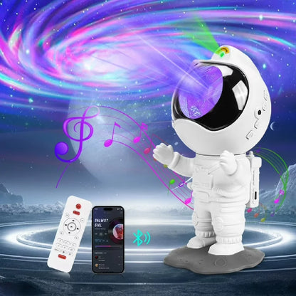 Astronaut Projection Night Light with Bluetooth Speaker