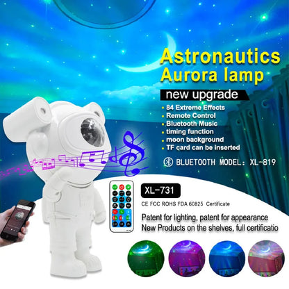 Astronaut Projection Night Light with Bluetooth Speaker