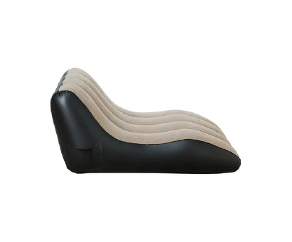 Inflatable Sofa Air Chair Flocked Lounge For Indoor Outdoor