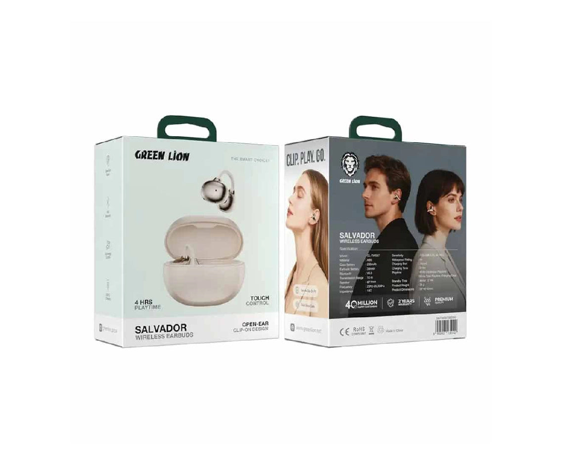 Green Lion Salvador Wireless Earbuds - Beige