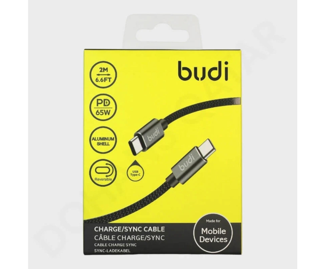 Budi Usb C To C Cable 2Mtr 65W