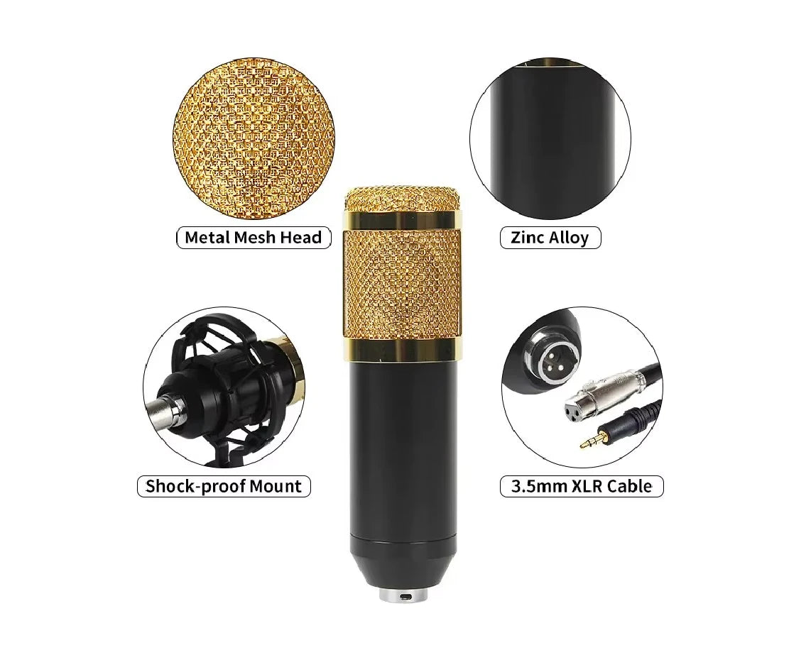 Singing Live Sound Card Bm 800 V8S