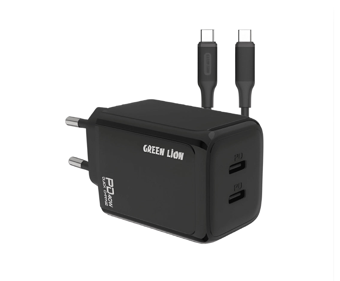 Green Lion 40W Dual PD Wall Charger