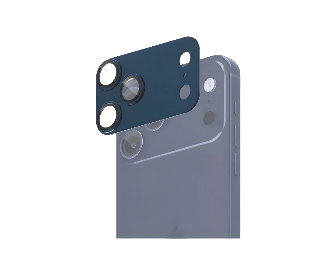 iPhone 17 Pro Max Camera Lens Protector Full Coverage Blue
