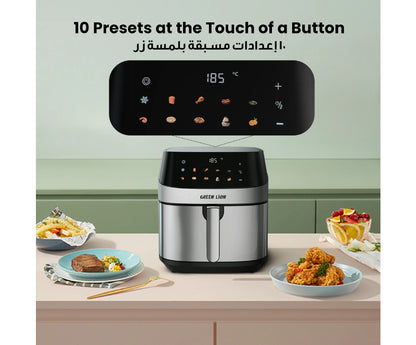 Green Lion Deluxe Air Fryer LED Touch Screen 8L