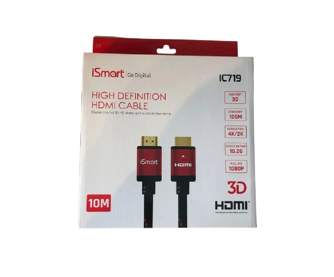 Ismart Hdmi Cable Ic719 10Mtr