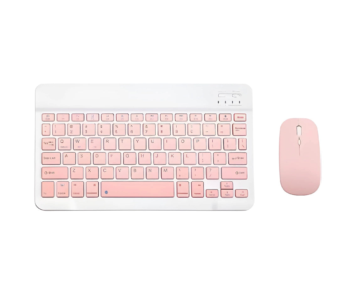 Bluetooth Mouse & Keyboard Kit - Pink