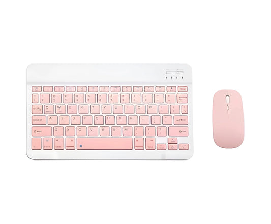 Bluetooth Mouse & Keyboard Kit - Pink