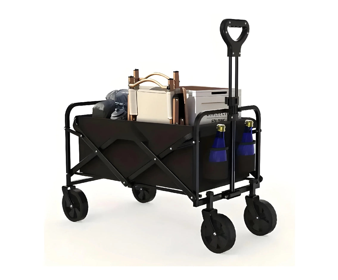 Foldable Wagon Camping And Beach Trolley 24x17x67cm