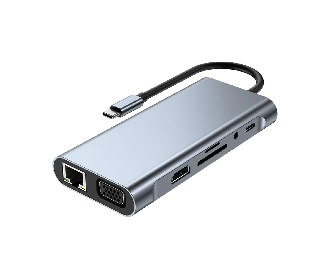 Type-C To Hdtv 11-In-1 Multi-Function Adapter