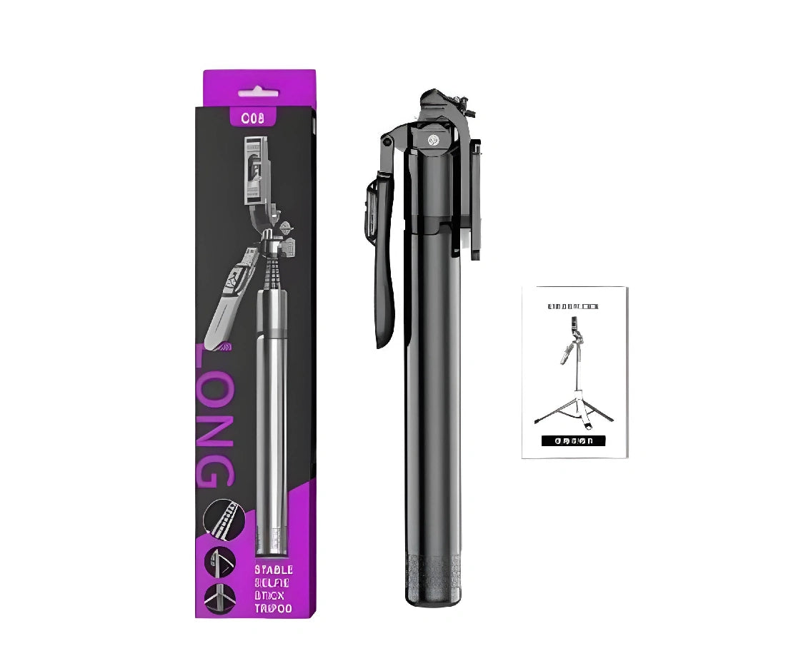 C08 Long Stable Selfie Stick Tripod