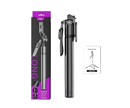 C08 Long Stable Selfie Stick Tripod