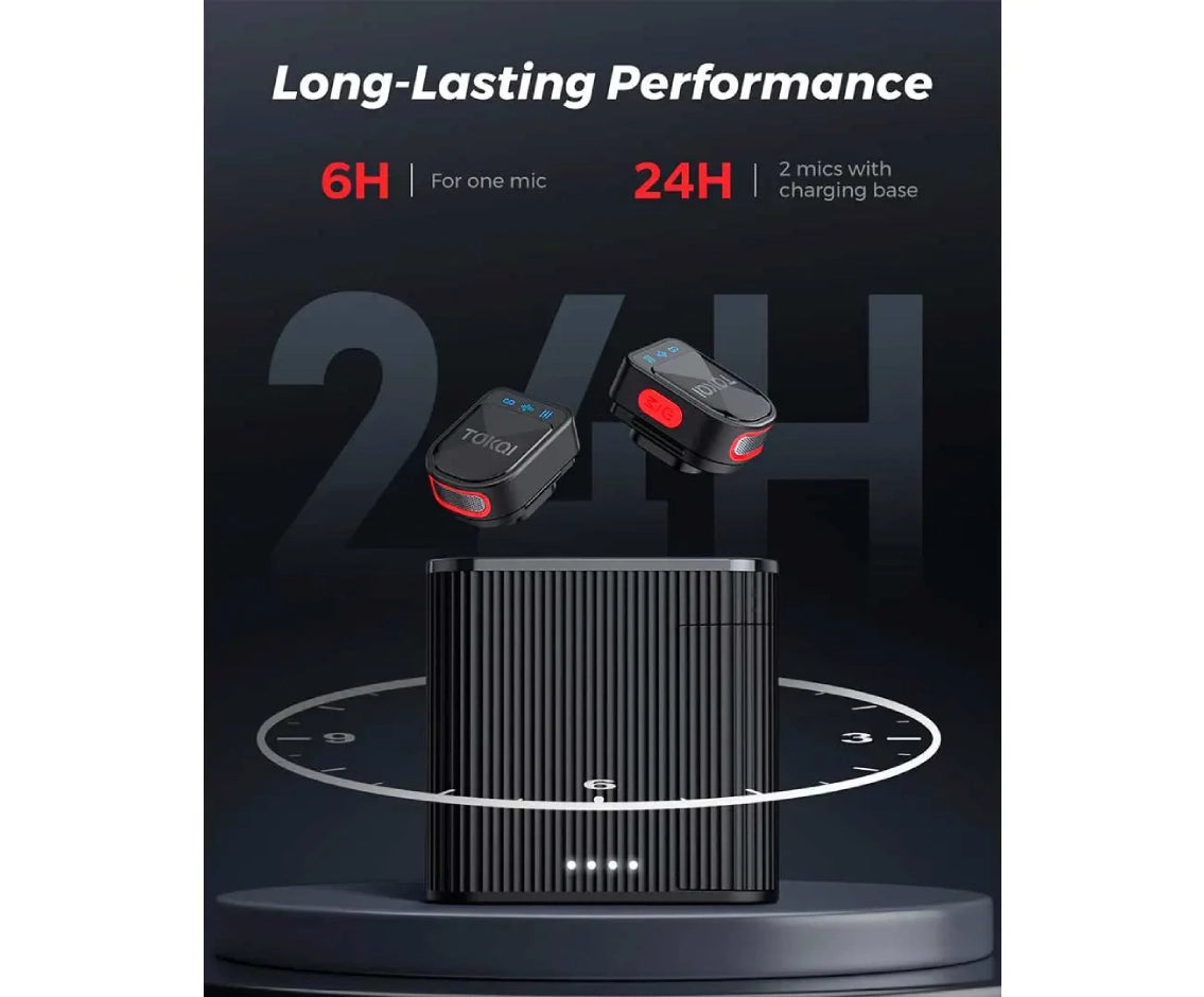 Tokqi H01 Wireless 2in1 Magnetic Microphone