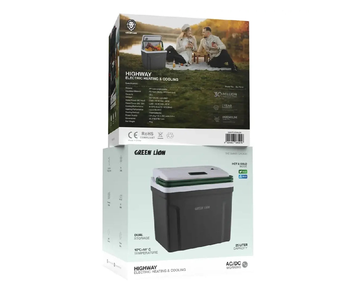 Green Lion Highway Electric Heating & Cooling Box – 25L