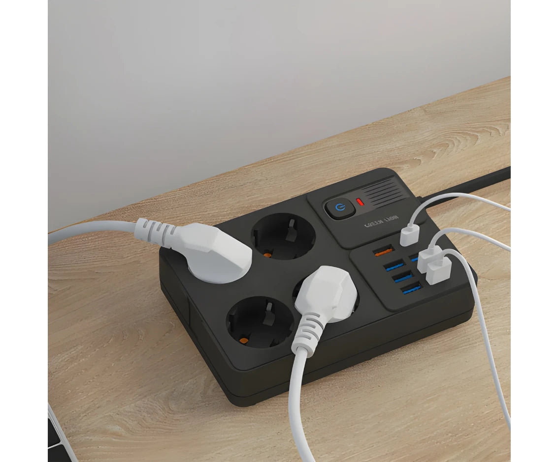 Green Lion Power Socket 7 USB-A Port and 1 PD Port