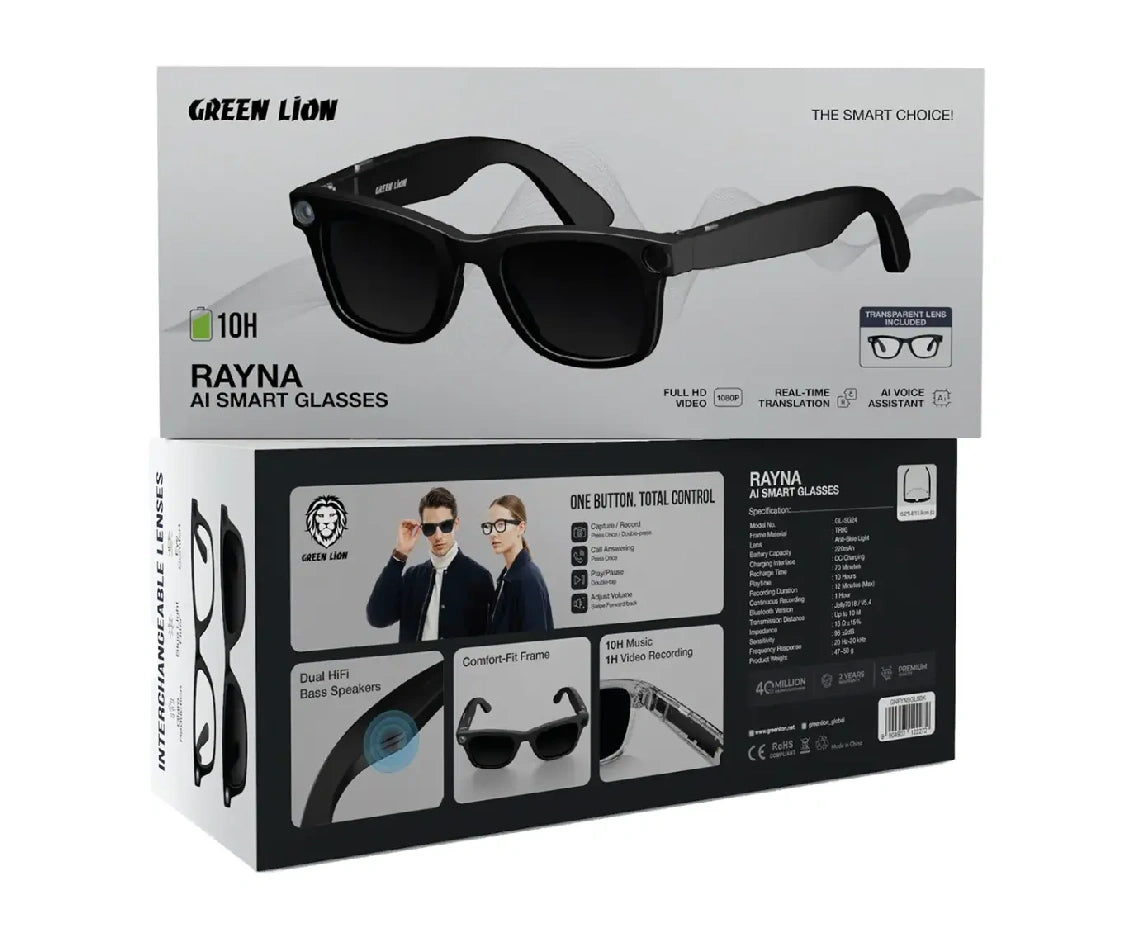 Green Lion Rayna AI Smart Glasses