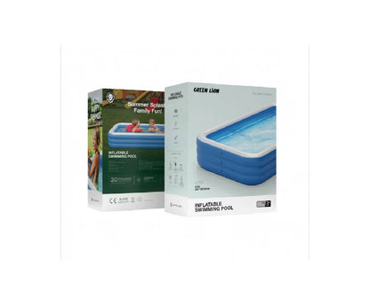 Green Lion Inflatabale  Swimming Pool Blue
