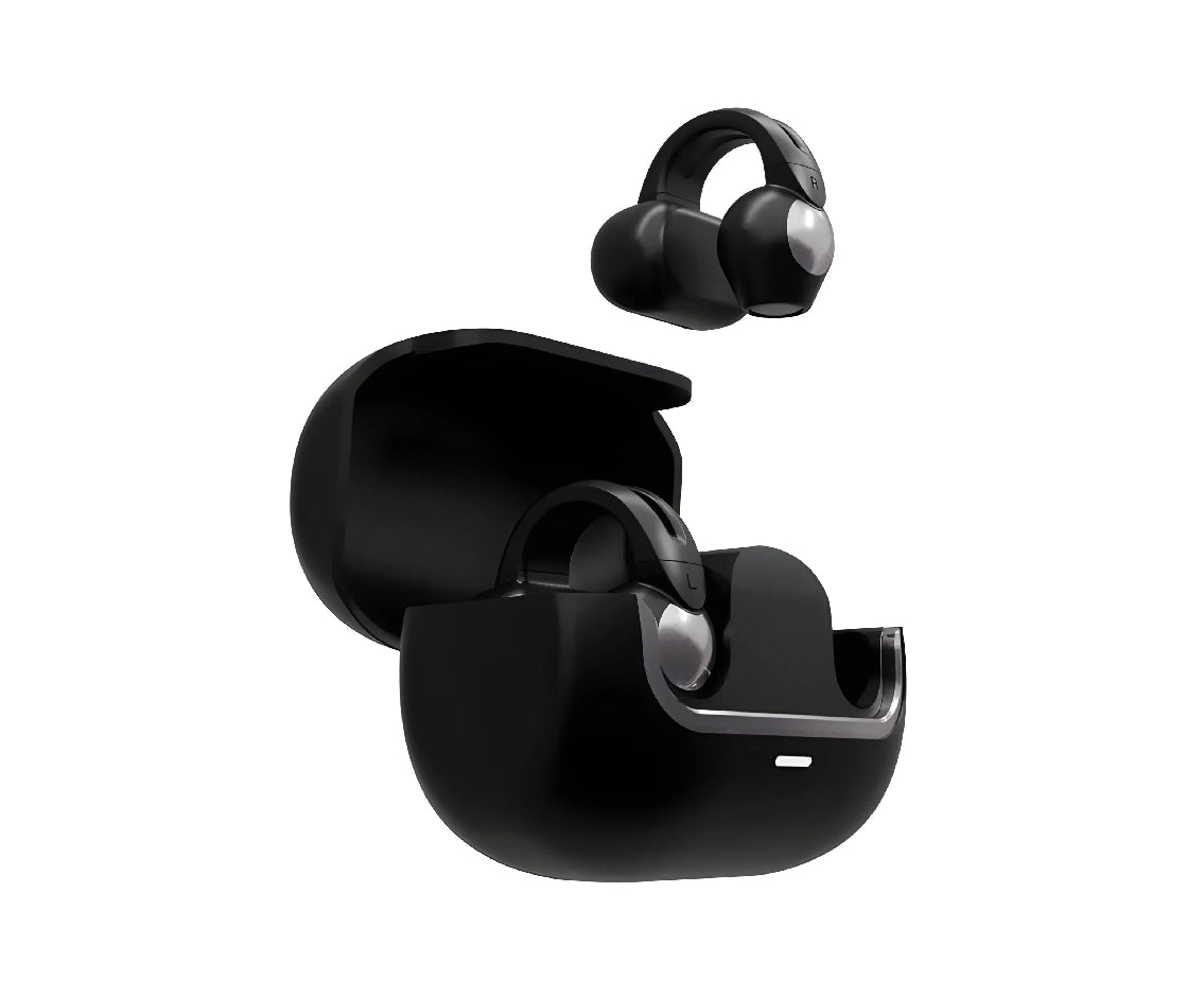 Green Lion GT-22 Clip On Earbuds Black