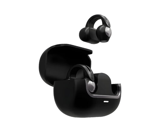 Green Lion GT-22 Clip On Earbuds Black