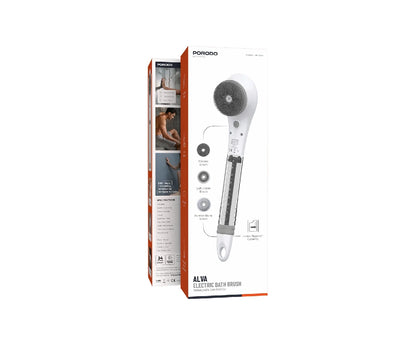 Porodo Alva 3 In 1 Electric Body Brush With Body Lotion Storage