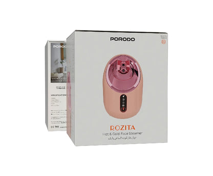 Porodo Rozita Hot & Cold Face Steamer - Pink