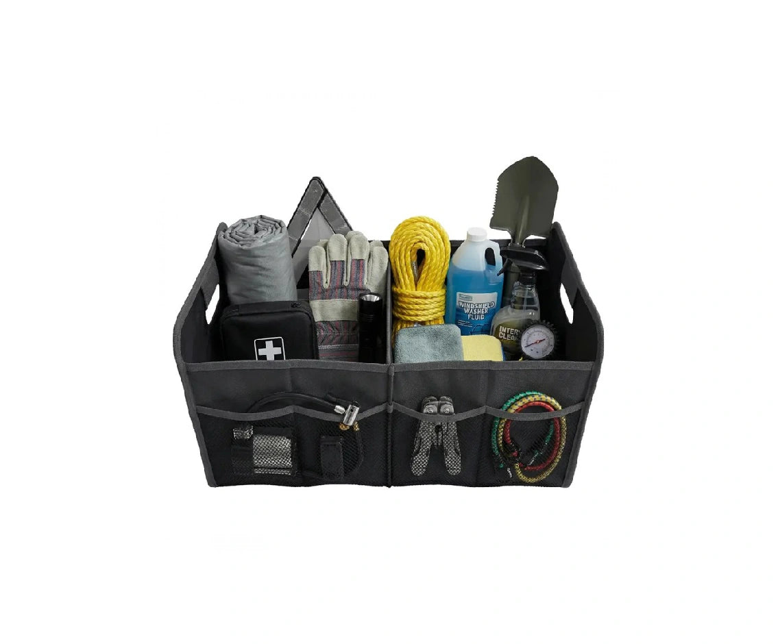 Green Lion Car Trunk Organizer 40L - Black