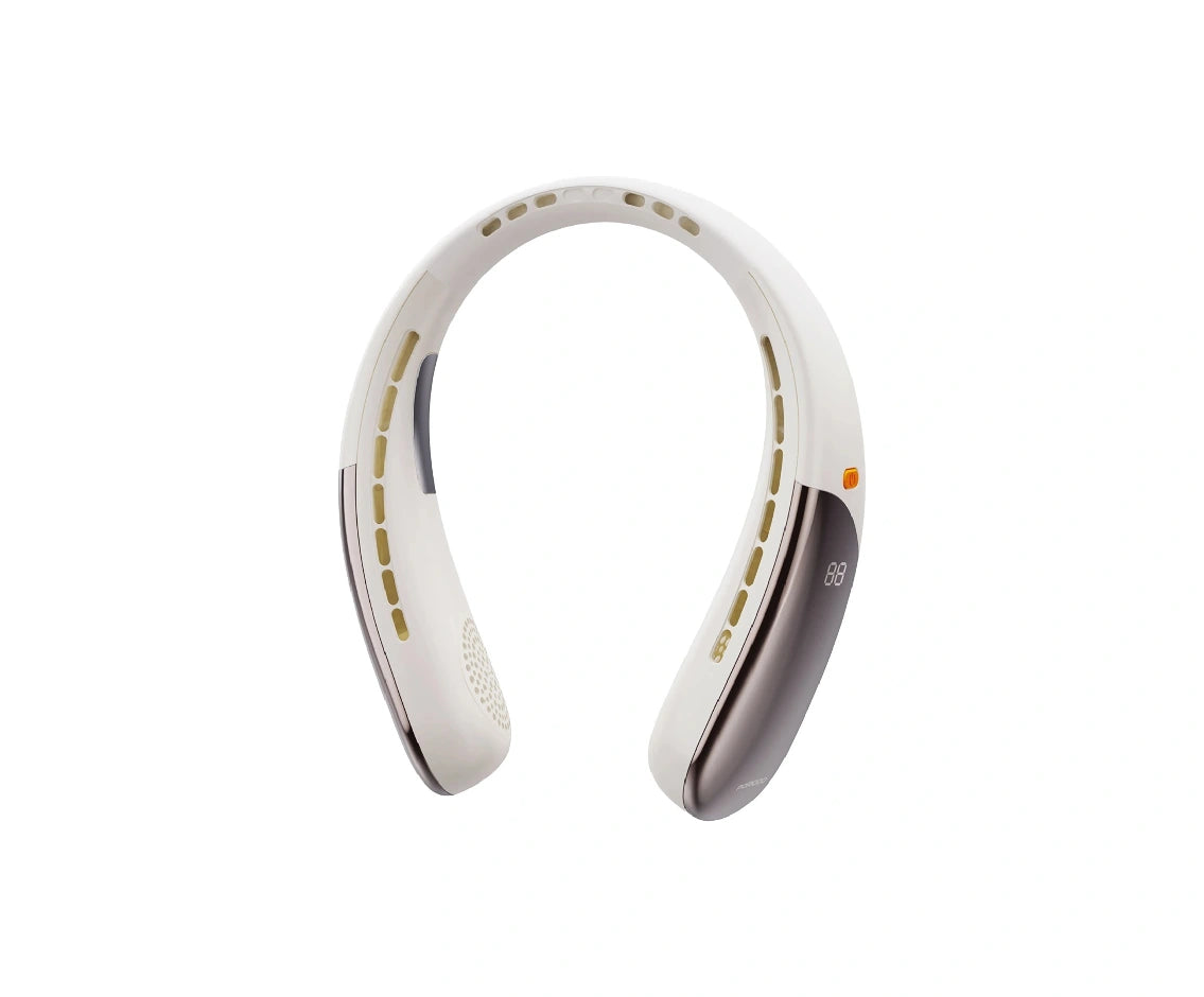 Porodo Chillo Zen Neck-Hanging Cooling Fan with Intelligent Display