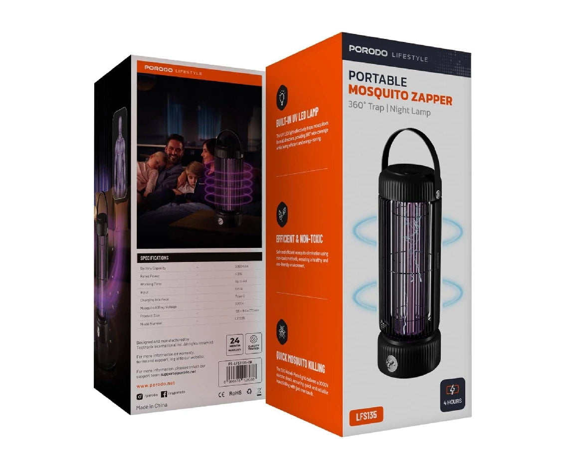 Porodo Portable Mosquito Zapper Lfs135