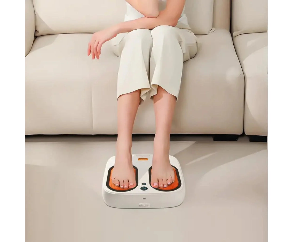 Porodo Cordless Heated Foot Massager  with Tapping and Kneading Therapy