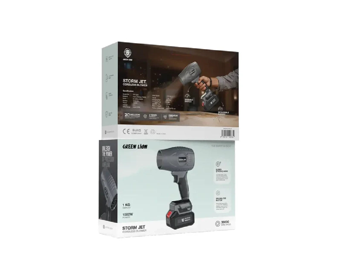 Green Lion Storm Jet Cordless Blower