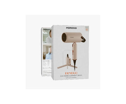 Porodo DryDuo 2-In-1 Hair & Garment Dryer