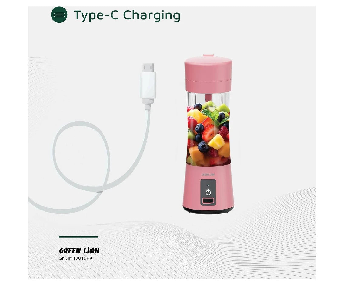 Green Lion Jet Plus 6 Blades Juicer - Pink