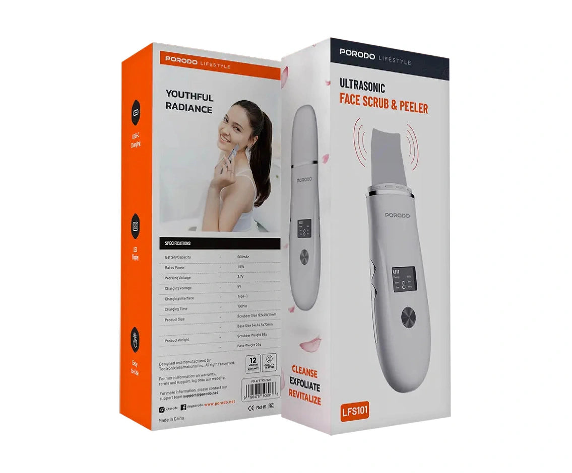 Porodo Ultrasonic Face Scrub & Peeler