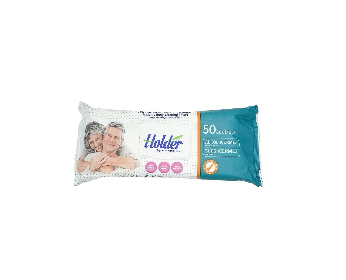 Holder Hygienic Adult Wipes 50'S