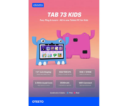 Oteeto Kids Tab 73 Pro 6/256GB - Blue