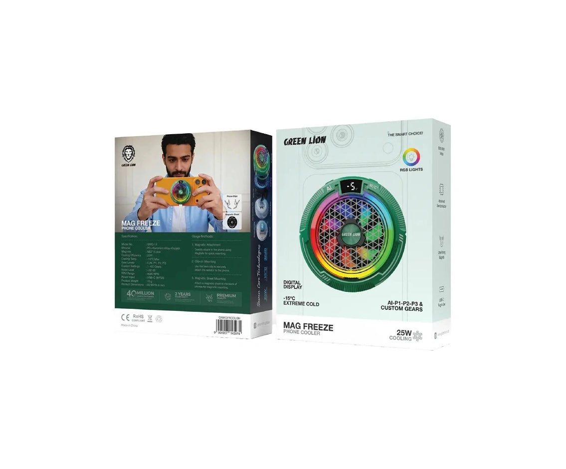 Green Lion Mag Freeze Magnetic Phone Cooler