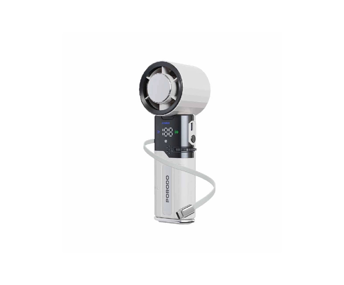 Porodo Lifestyle Chillo Plus Rechargeable Ice Cooling Fan