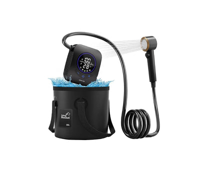 Green Lion Camping Shower With Intelligent Digital Display 20L