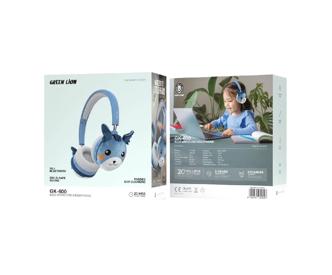 Green Lion GK-600 Kids Wireless Headphone