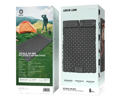 Green Lion Double Air Bed Inflatable Air Mattress