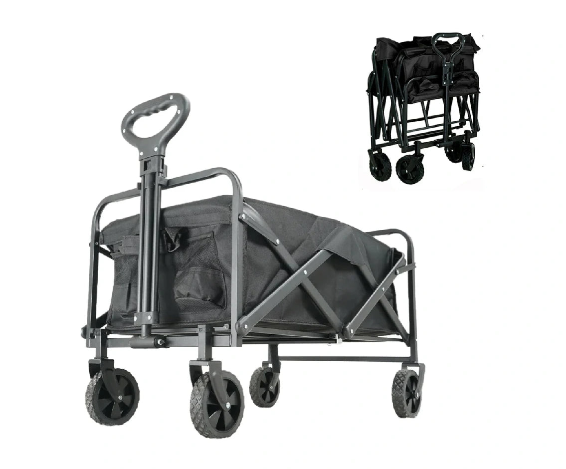 Foldable Wagon Camping And Beach Trolley 24x17x67cm