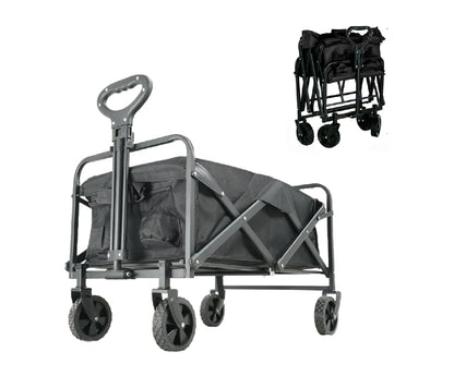 Foldable Wagon Camping And Beach Trolley 24x17x67cm